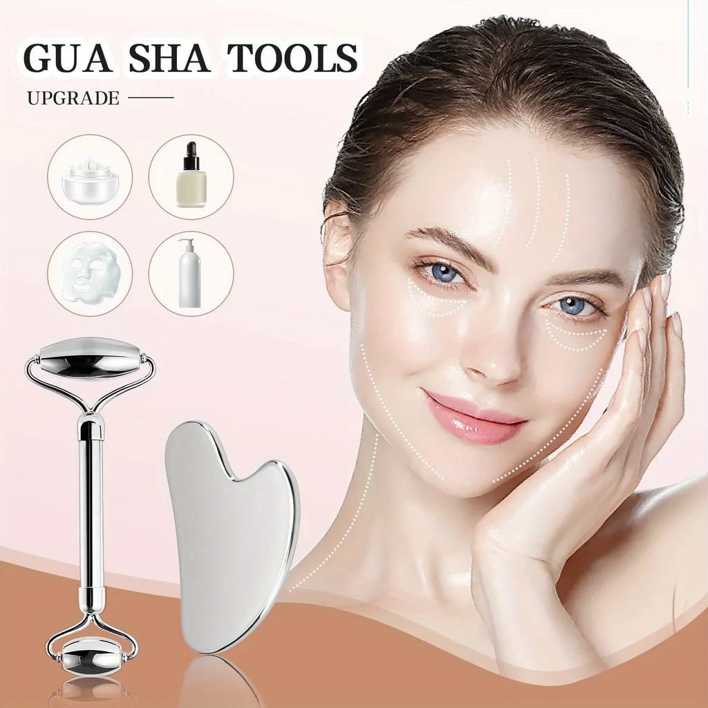 Chill & Glow Face Roller Set