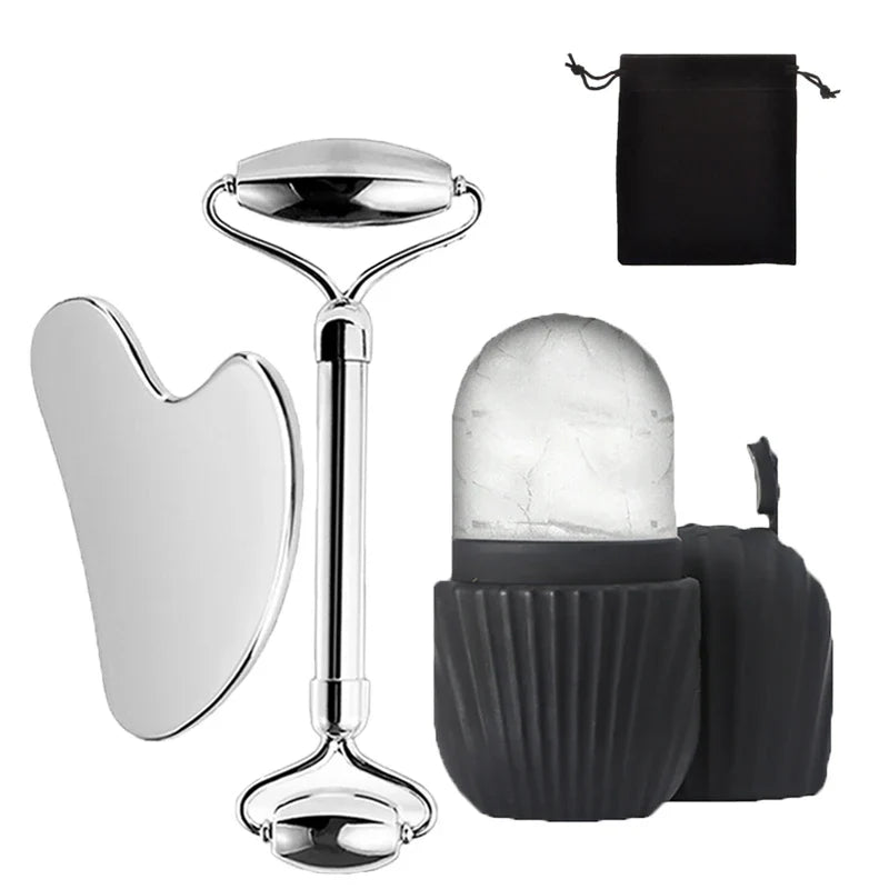 Chill & Glow Face Roller Set